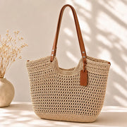 Celestina - Handgefertigter Shopper – Khaki