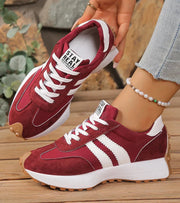 Elliora - Stützende Sneaker – Rot