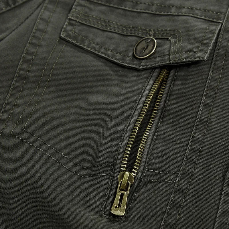 Gemütliche Canvas Abenteuer Jacke