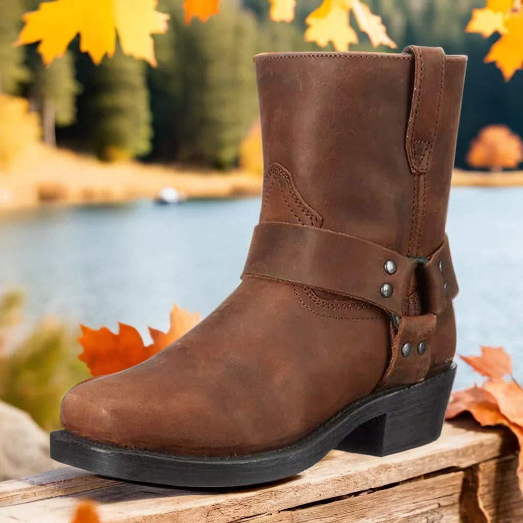 Jannes robuste Bikerstiefelette