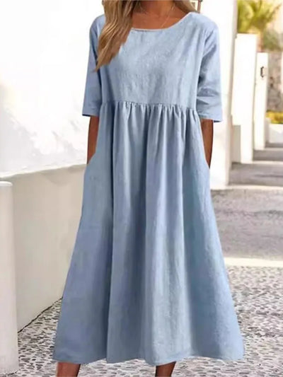 Noralyn | Müheloser Stil Freizeitkleid