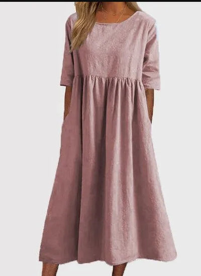 Noralyn | Müheloser Stil Freizeitkleid