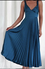 Sommerfeld | Stilvolles Maxikleid mit Zartem Fall – Blau