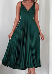 Sommerfeld | Stilvolles Maxikleid mit Zartem Fall – Grün