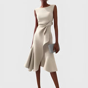 Jesse – Damen-Midikleid – für festliche Gelegenheiten – Weiß