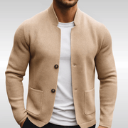 Strukturierte Strickjacke – Beige (Fast ausverkauft)