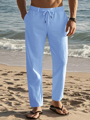 Oakmere - Luftige Leinenhose – Blau