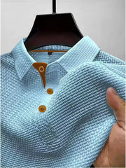 Luftige & Moderne Herren Polo – Hellblau