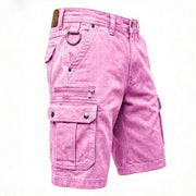 Sommerfeld | Funktionale Denim Cargo-Shorts (1 Kaufen, 1 GRATIS dazu) – Rosa