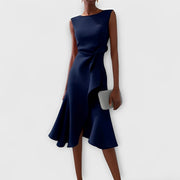 Jesse – Damen-Midikleid – für festliche Gelegenheiten – Marineblau