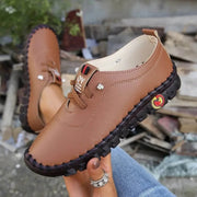 Olviana | Leichte Schnürschuhe mit weicher Dämpfung – Braun