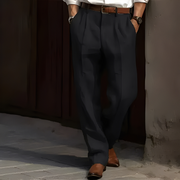 Lennart – Vielseitige Herrenhose im eleganten Design – Schwarz