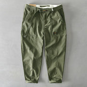 Sebastiano | Moderne Herrenhose aus Baumwolle – grun