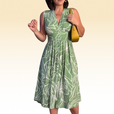 Iris | Elegantes geblümtes Kleid