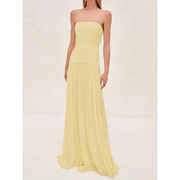 Isabel | Damen Maxikleid für besondere Anlässe – Gelb