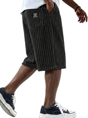 Sommerfeld | Cord-Shorts mit Stickdetail (1 Kaufen, 1 GRATIS dazu) – Schwarz