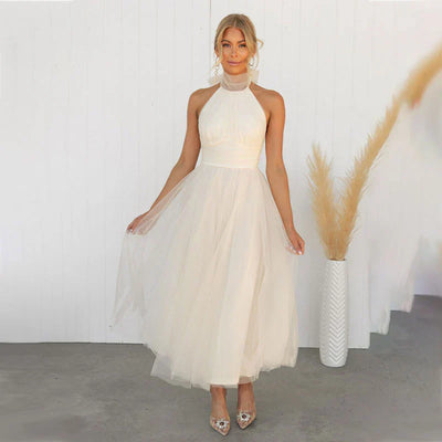 Criselda - Trendiges Neckholder Midi Outfit