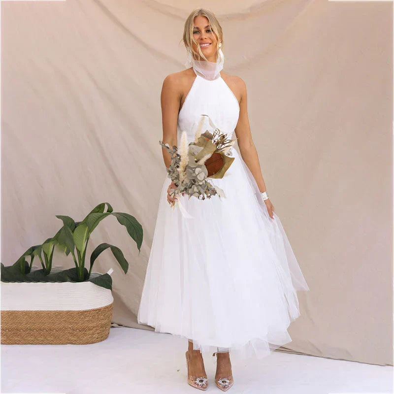 Criselda - Trendiges Neckholder Midi Outfit