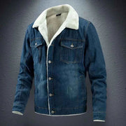 Jeansjacke Mit Futter – Dunkelblau
