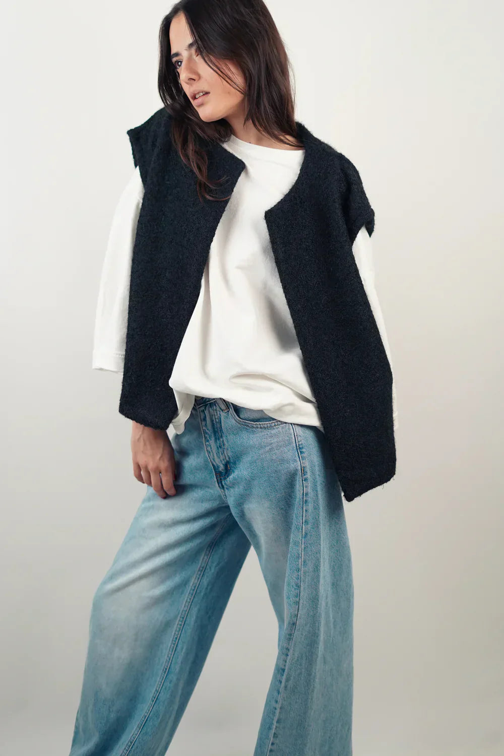 Mia | Ärmellose Weste mit Taschen