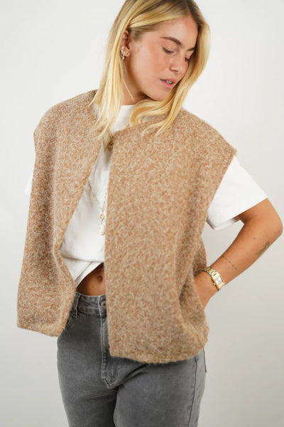 Mia | Ärmellose Weste mit Taschen