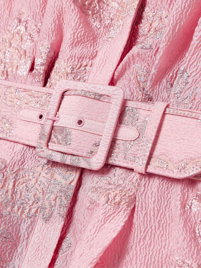 Thang - Schickes Rosa Gürtel Anlasskleid