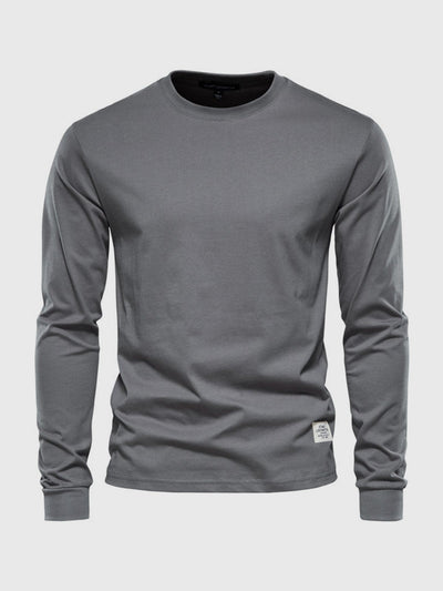 Pullover Herren Langarmshirt Rundhals | Basic Style