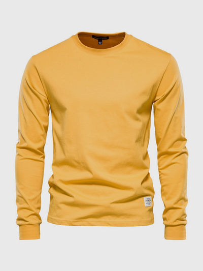 Pullover Herren Langarmshirt Rundhals | Basic Style