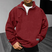 Julian | Herren Sweatshirt mit elegantem Schnitt – Rot
