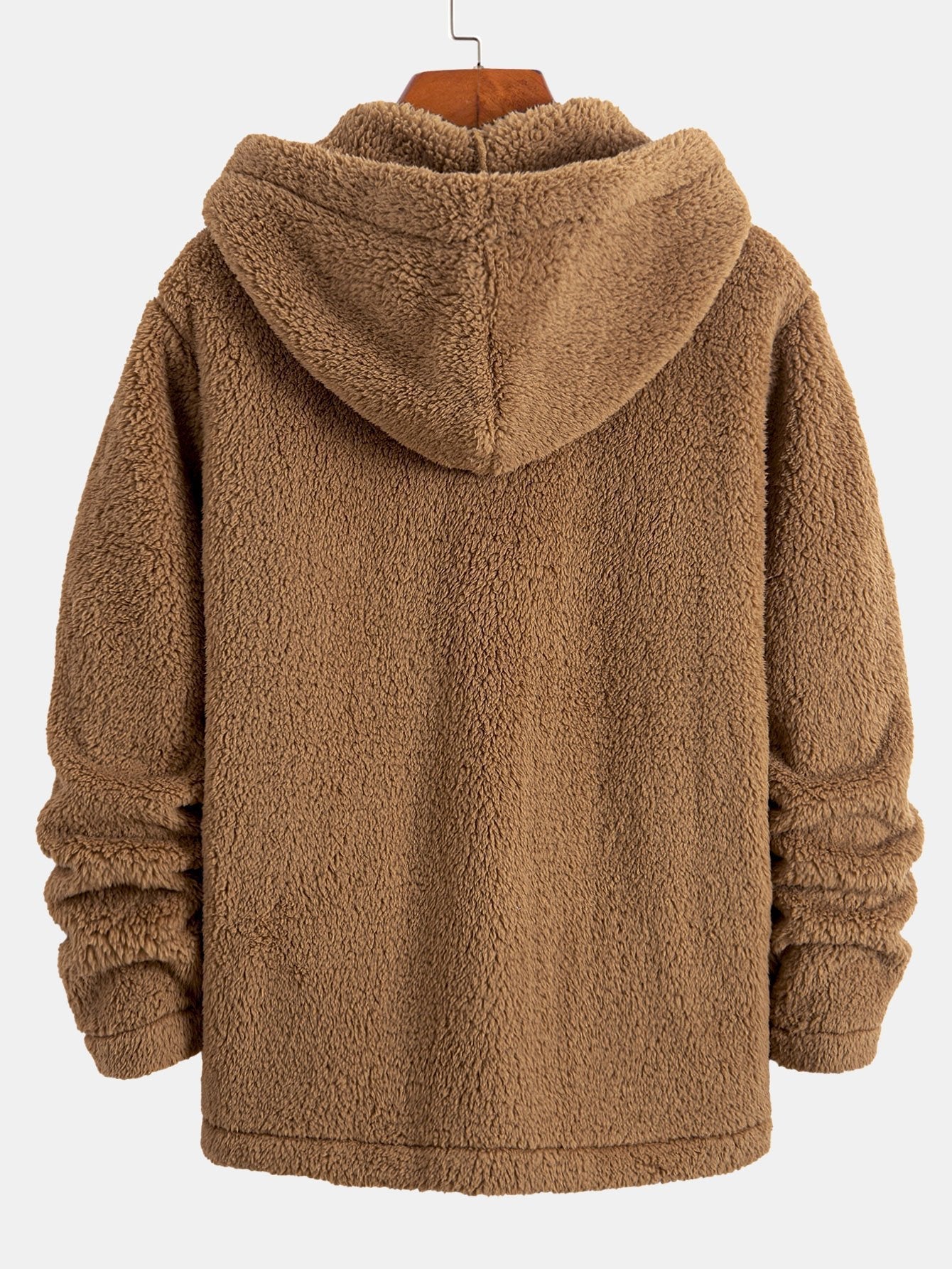 Leon | Bequeme Teddy-Fleece-Kapuzenjacke