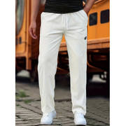 Justus | Bequeme Herrenhose für Den Alltag – Weiß