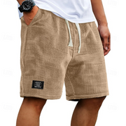 Kaelan | Herren Freizeitshorts Relaxed Fit Kordelzug – Braun