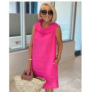 Kaja | Damen Leichtes Sommer Minikleid – Rosa