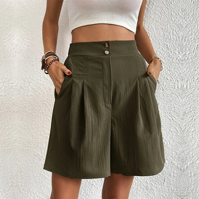 Emmerald - Damen Shorts: Cargo, Stretch, Lässig