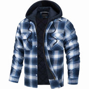 Kapuzenjacke Herren – Weiß