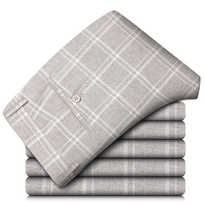 Dominic | Herren Kariert Hose | Stretch