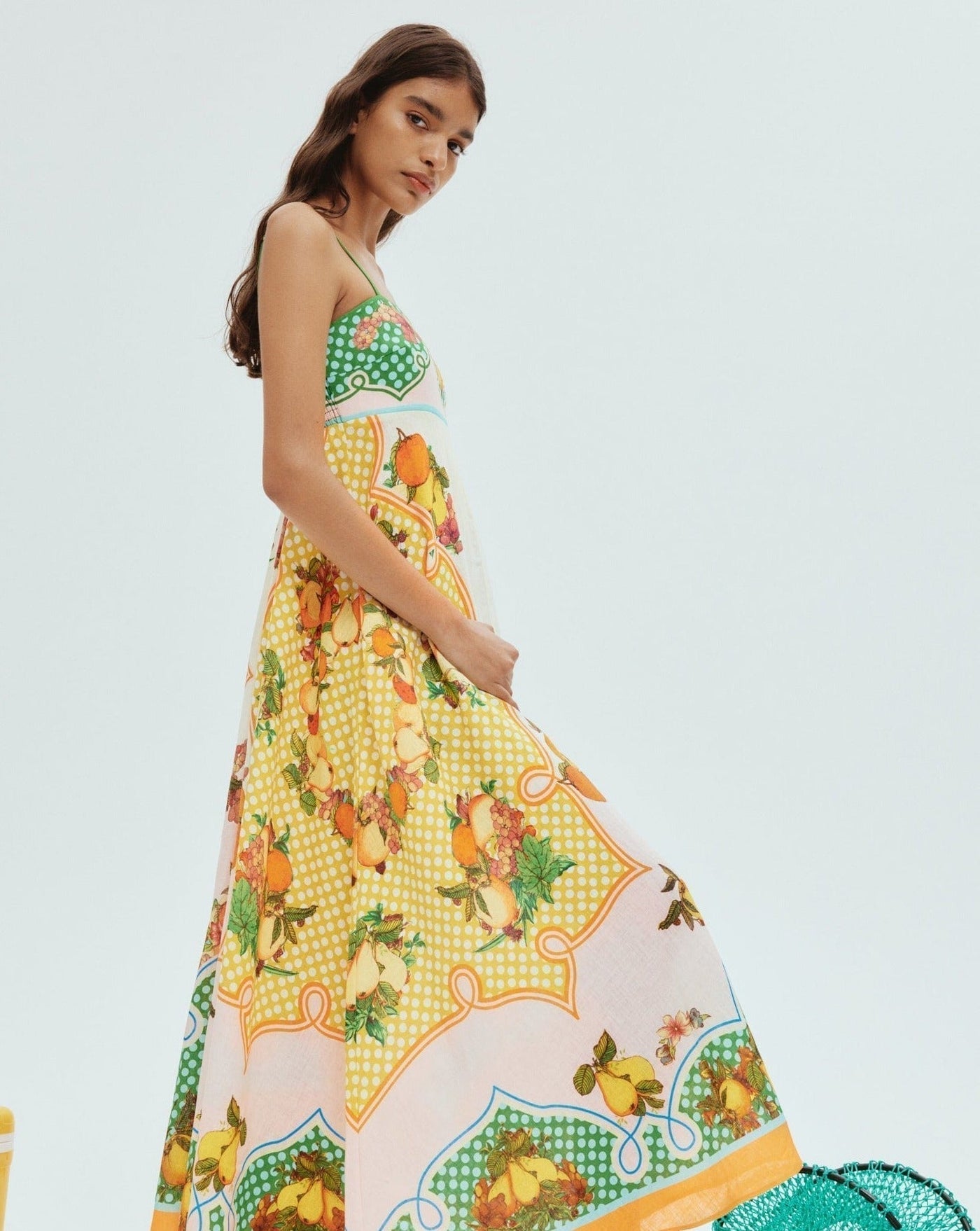 Basha - Damen Graffiti Druck Swing Kleid