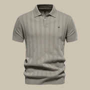 Keno | Herren Poloshirt Mit Struktur Alltag – Beige