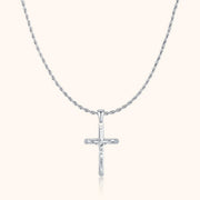 Kette Mit Kreuz Herren – Silber