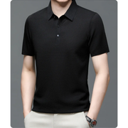 Kevin | Herren Poloshirt Kurzarm für den Sommer – Schwarz
