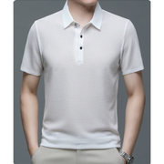 Kevin | Herren Poloshirt Kurzarm für den Sommer – Weiß