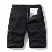 Kian | Herren Cargo Shorts Robust – Schwarz