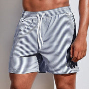 Jarrow - Schnelltrocknende gestreifte Boardshorts – Grau