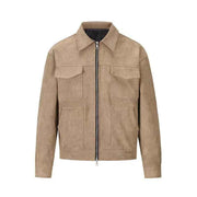 Klassische Bomberjacke Herren – Beige
