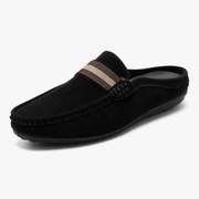 Klassische Herren Loafer Slipper Casual – Schwarz