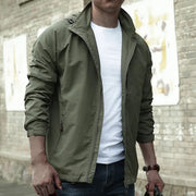 Konstantin | Herren Cargo Jacke Übergangsjacke – Grün