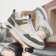 Kuno | Herren Streetstyle Sneaker Sportlich Casual Freizeit – Khaki