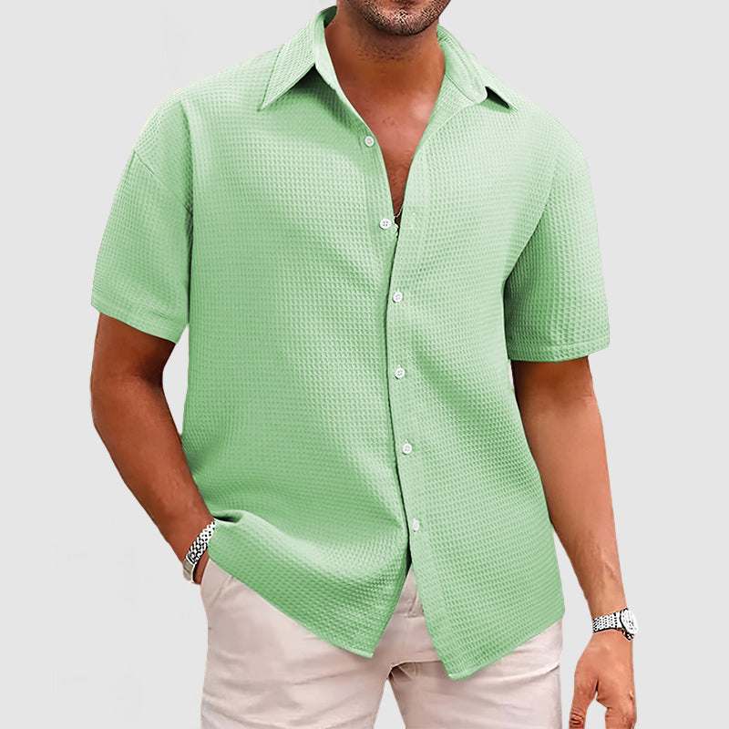 Warren | Herren Kurzarm Hemd | Button Down
