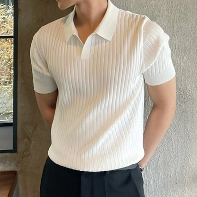 Garry | Herren Kurzarm Poloshirt | Schwarz