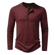 Langarmshirt Herren – Rot